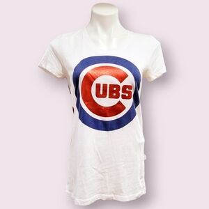 Victoria's Secret PINK MLB Cubs Womens Medium Short Sleeve T-shirt